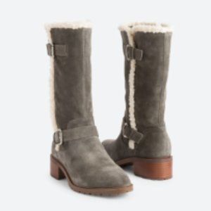 Women's Sole Society Jacoba Double Buckle Mid Calf Boot